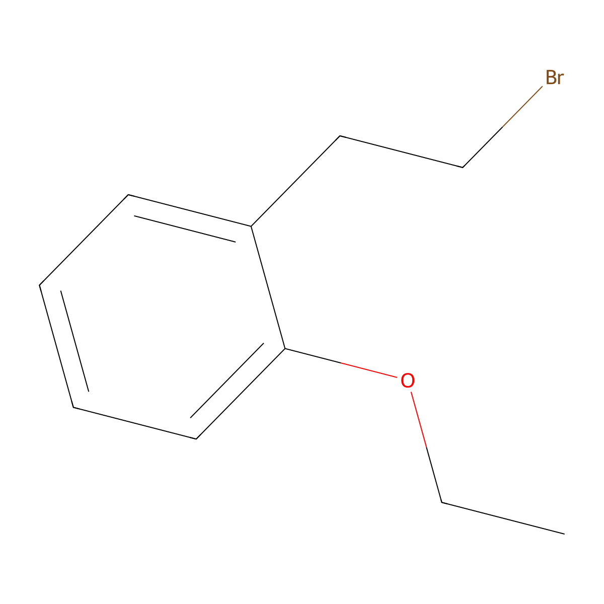 1-(2-Bromoethyl)-2-ethoxybenzene molecular structure, CAS 61850-95-1