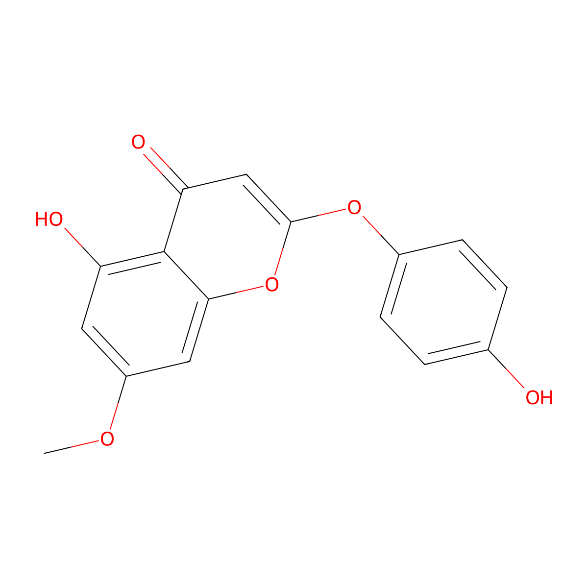 Demethoxy-7-O-methylcapillarisin molecular structure, CAS 61854-37-3