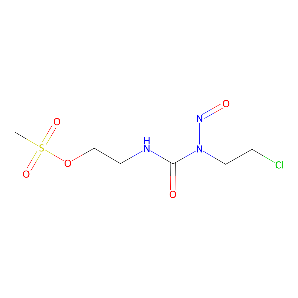 ethylmethanesulfonato-CNU molecular structure, CAS 61866-12-4