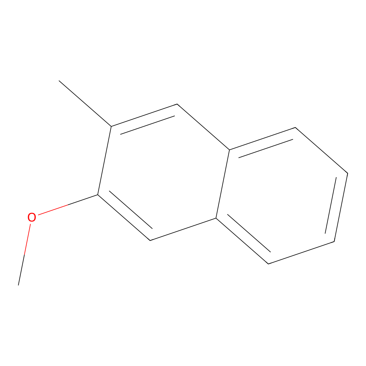 2-Methoxy-3-methylnaphthalene molecular structure, CAS 61873-80-1
