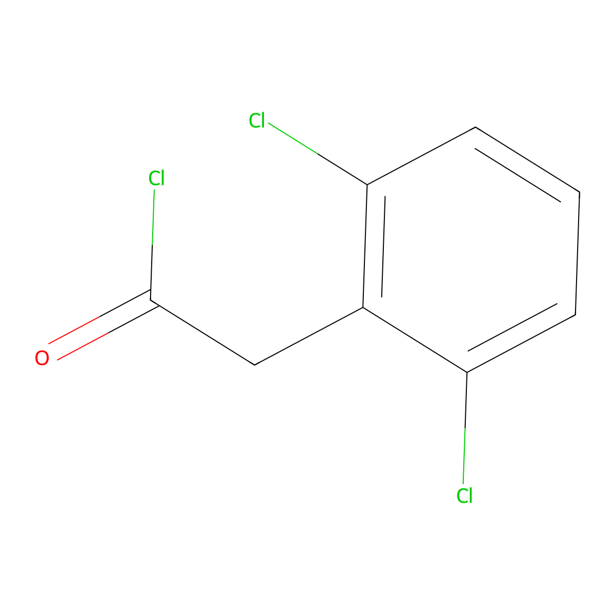 2-(2,6-Dichlorophenyl)acetyl chloride molecular structure, CAS 61875-53-4