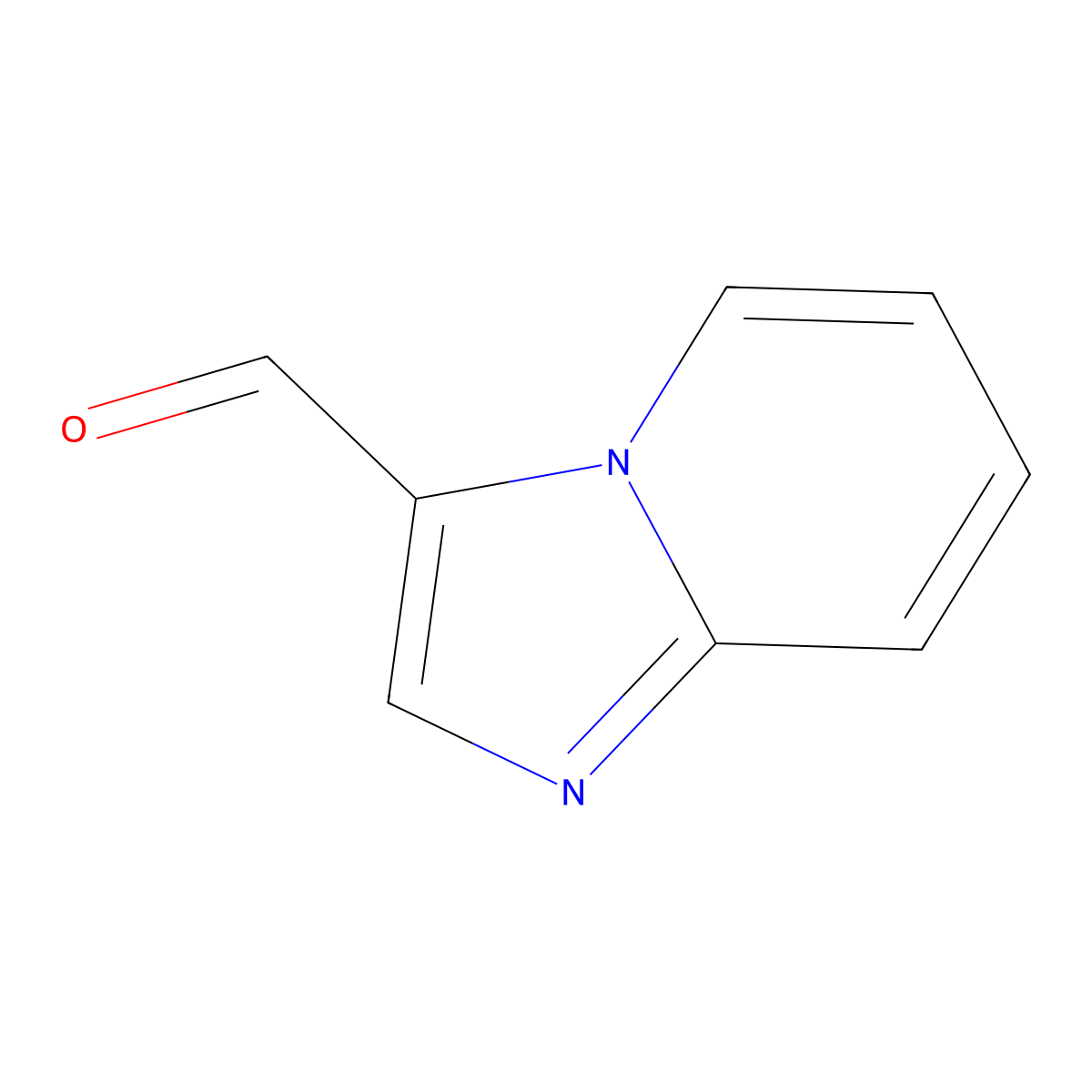 Imidazo[1,2-a]pyridine-3-carbaldehyde molecular structure, CAS 6188-43-8