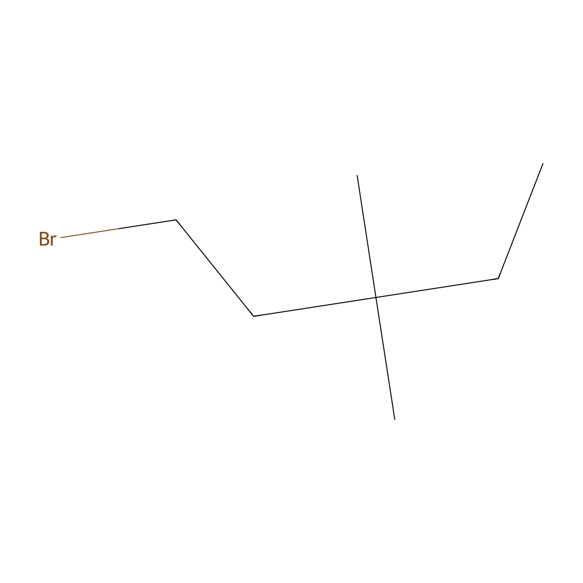 1-Bromo-3,3-dimethylpentane molecular structure, CAS 6188-50-7