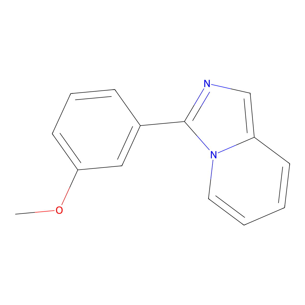 3-(3-Methoxyphenyl)imidazo[1,5-a]pyridine molecular structure, CAS 618859-93-1