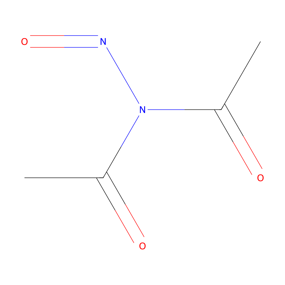 N-Acetyl-N-nitrosoacetamide molecular structure, CAS 61886-92-8