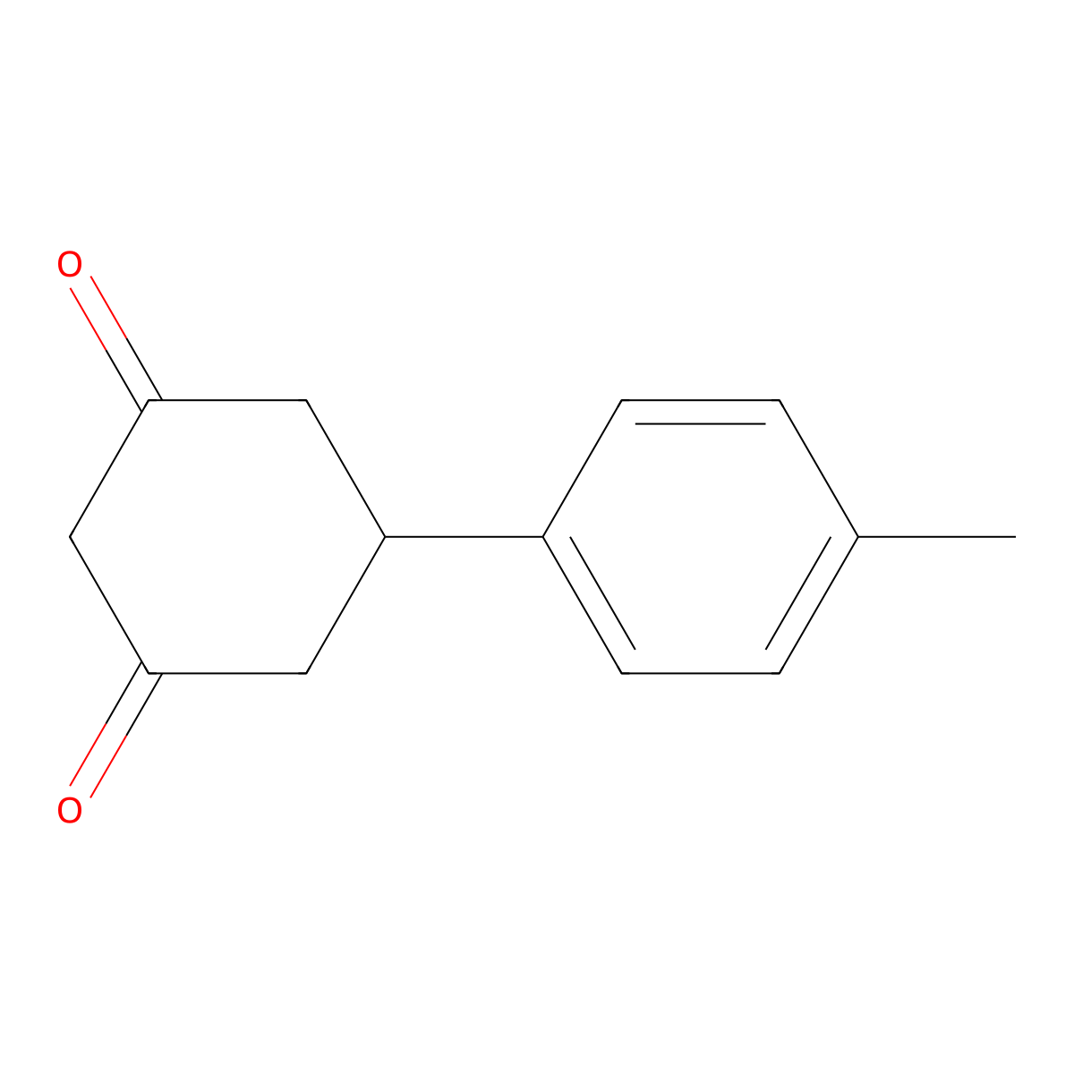 5-(4-Methylphenyl)cyclohexane-1,3-dione molecular structure, CAS 61888-37-7