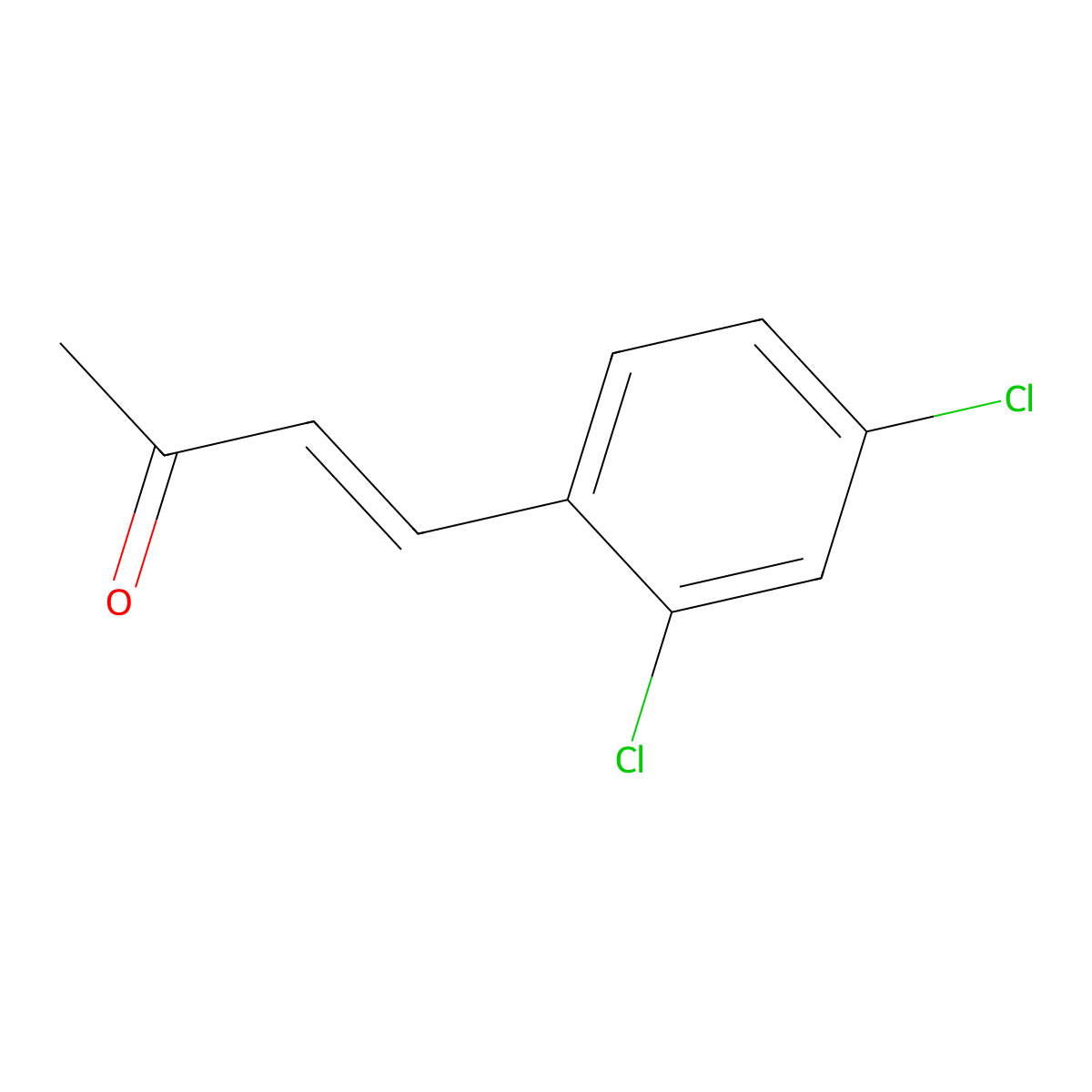 4-(2,4-Dichlorophenyl)but-3-en-2-one molecular structure, CAS 61888-78-6