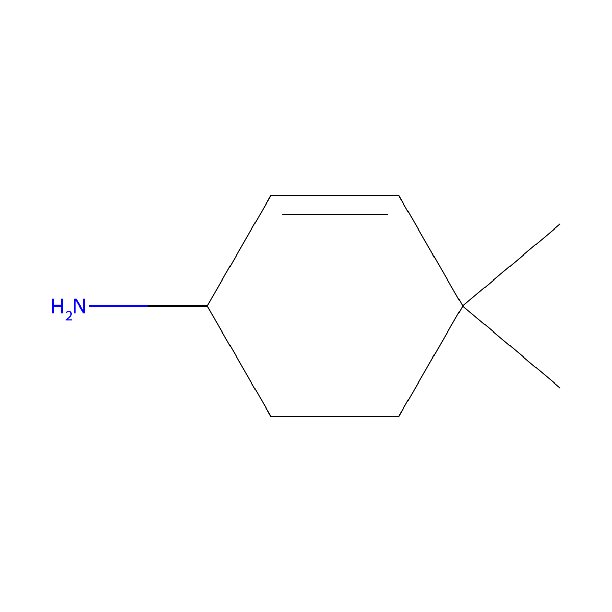 4,4-Dimethylcyclohex-2-en-1-amine molecular structure, CAS 61888-92-4