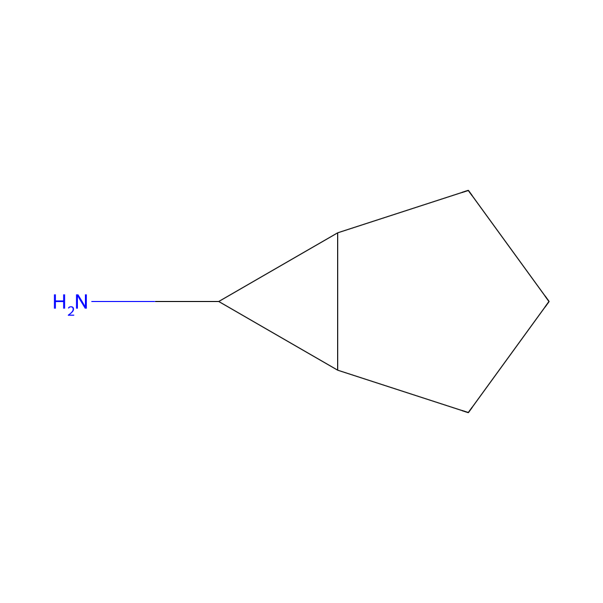 Bicyclo[3.1.0]hexan-6-amine molecular structure, CAS 61888-99-1
