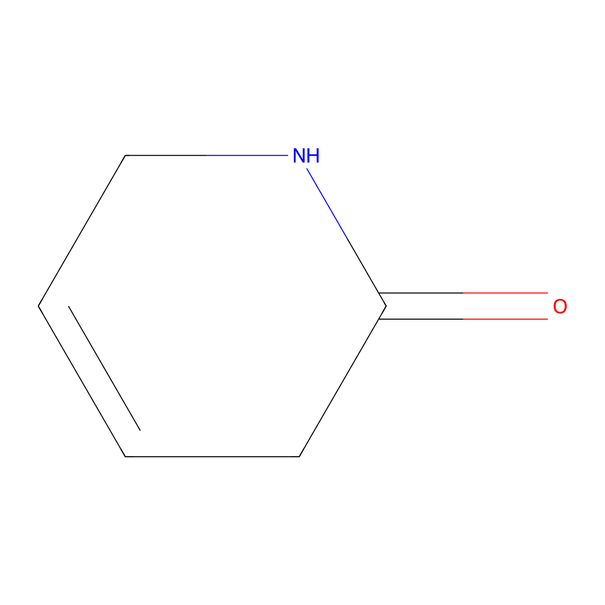 2(1H)-Pyridinone, 3,6-dihydro- molecular structure, CAS 61892-77-1