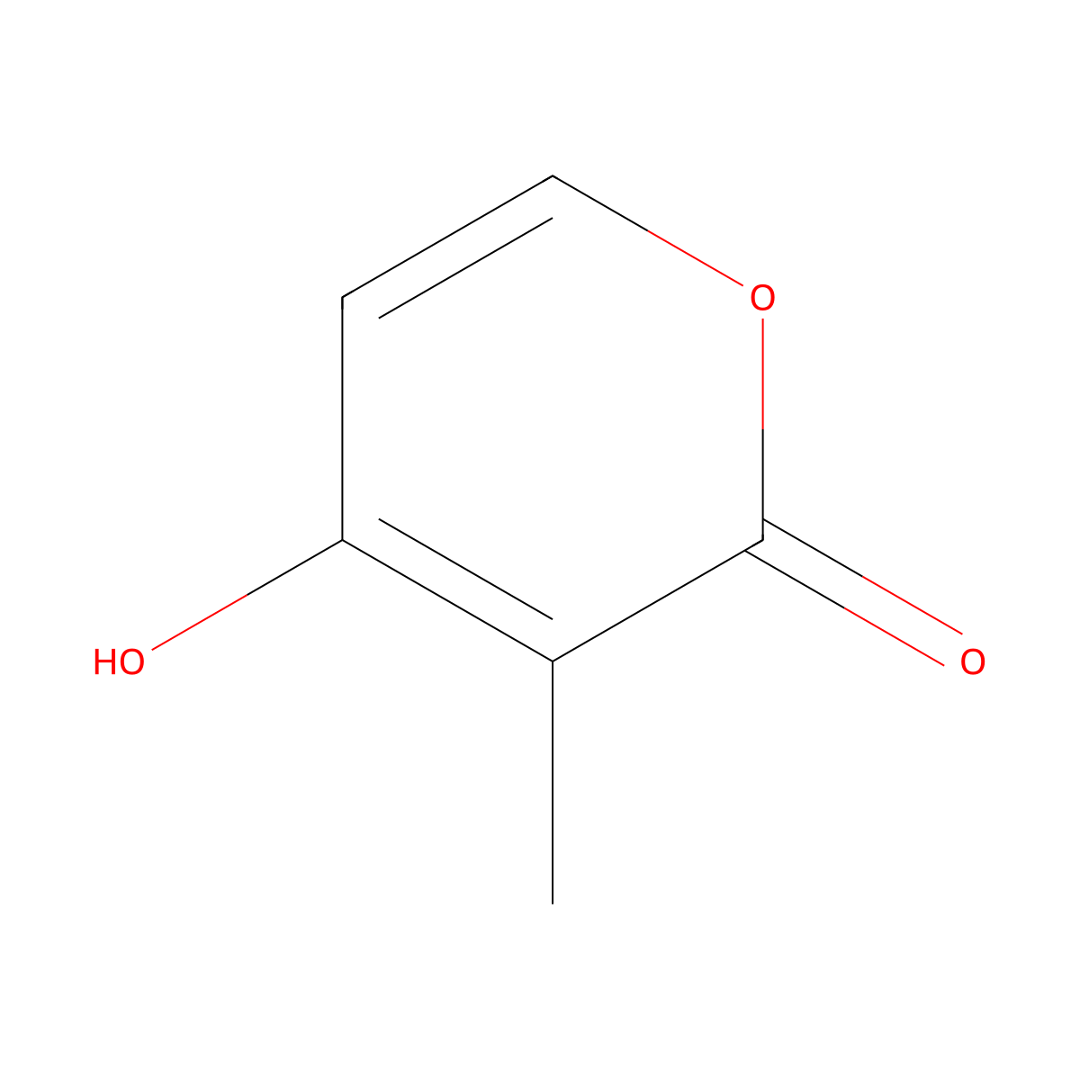 4-Hydroxy-3-methyl-2H-pyran-2-one molecular structure, CAS 61892-88-4
