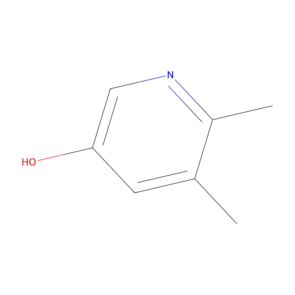 5,6-Dimethylpyridin-3-ol molecular structure, CAS 61893-00-3