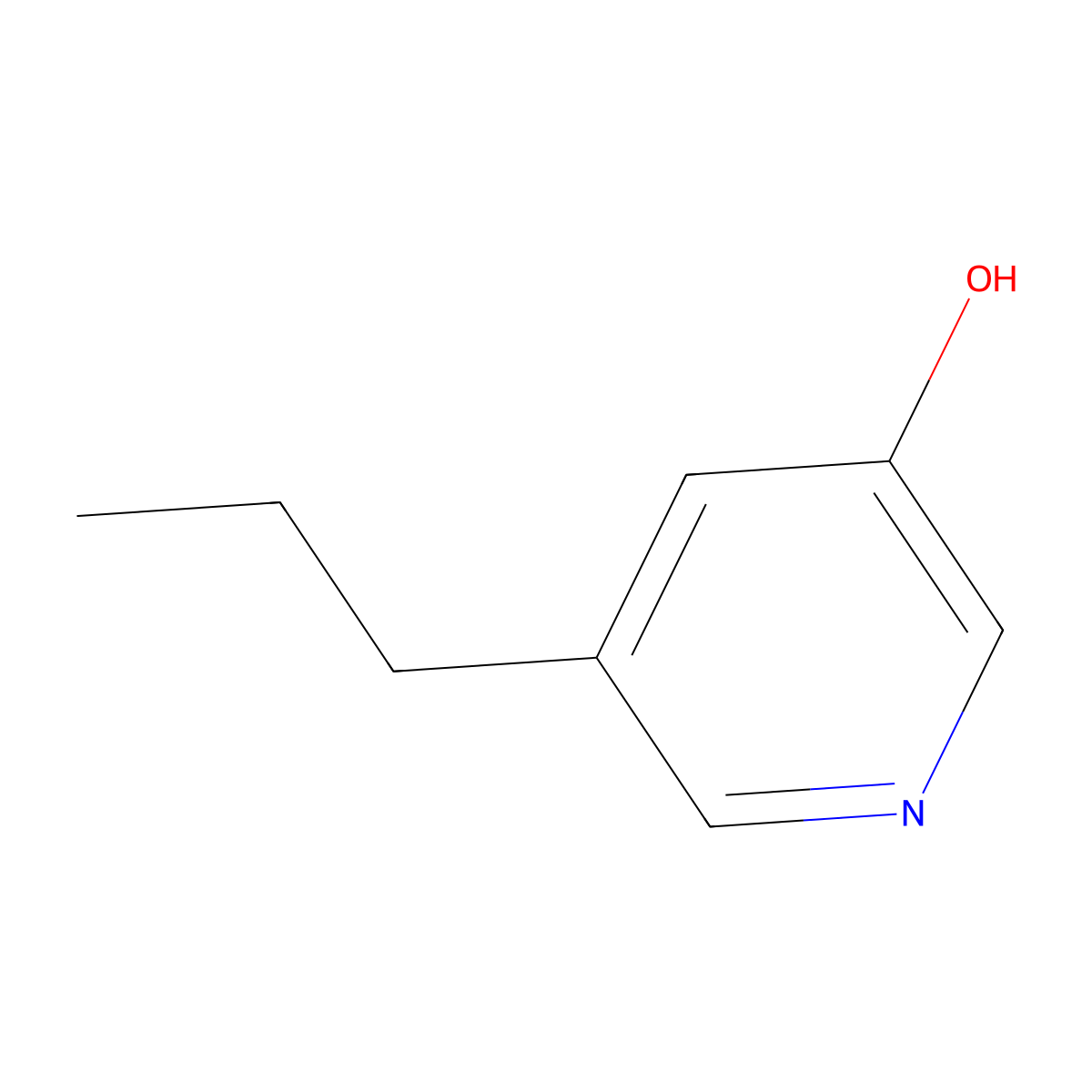 5-Propylpyridin-3-ol molecular structure, CAS 61893-04-7