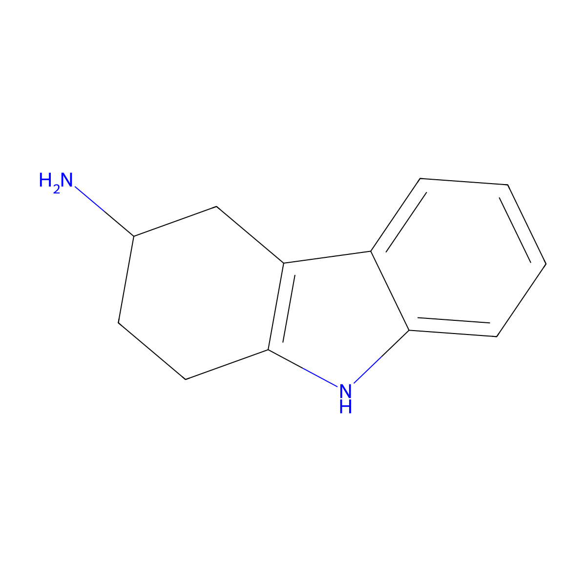 2,3,4,9-Tetrahydro-1H-carbazol-3-amine molecular structure, CAS 61894-99-3