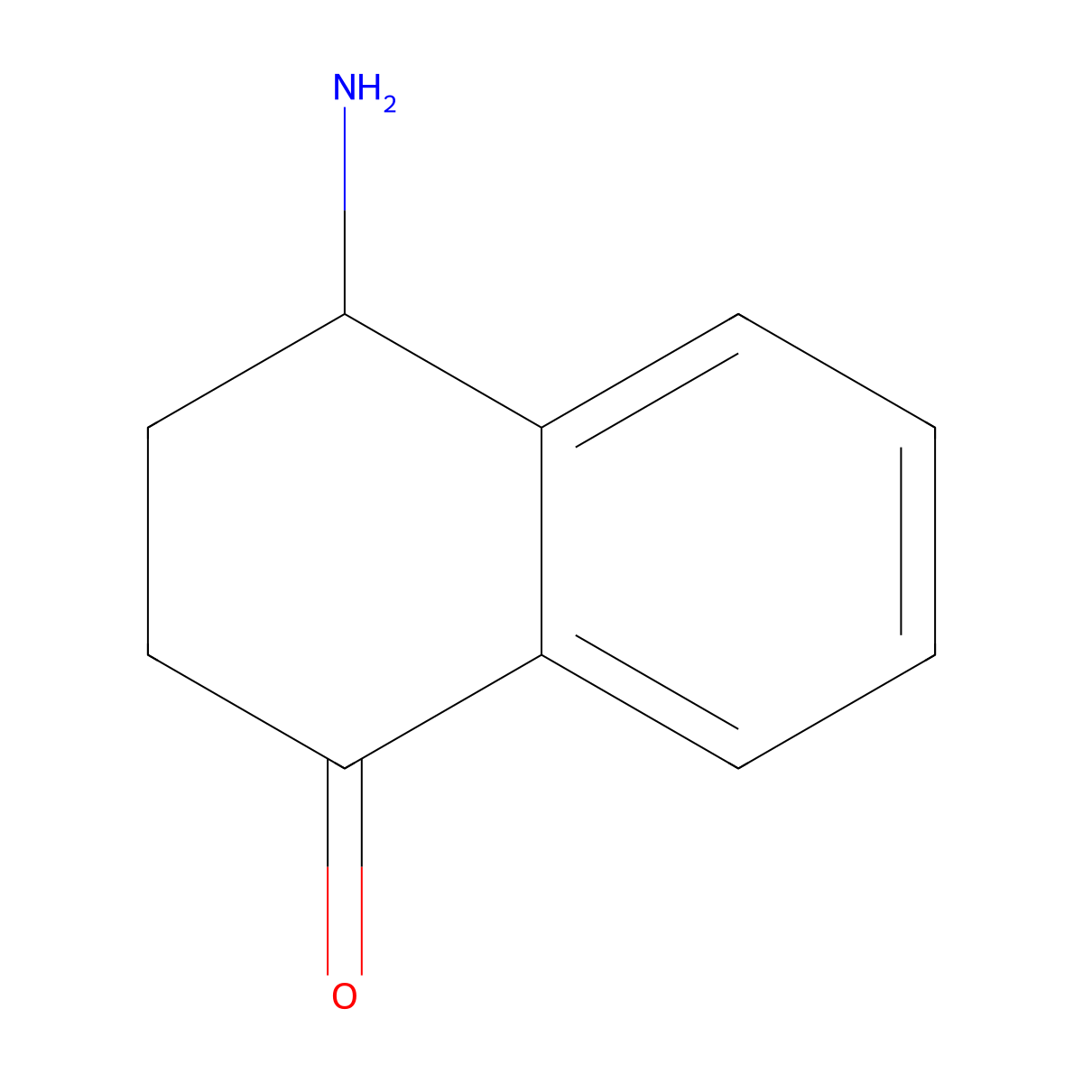 4-amino-3,4-dihydro-2H-naphthalen-1-one molecular structure, CAS 61895-10-1