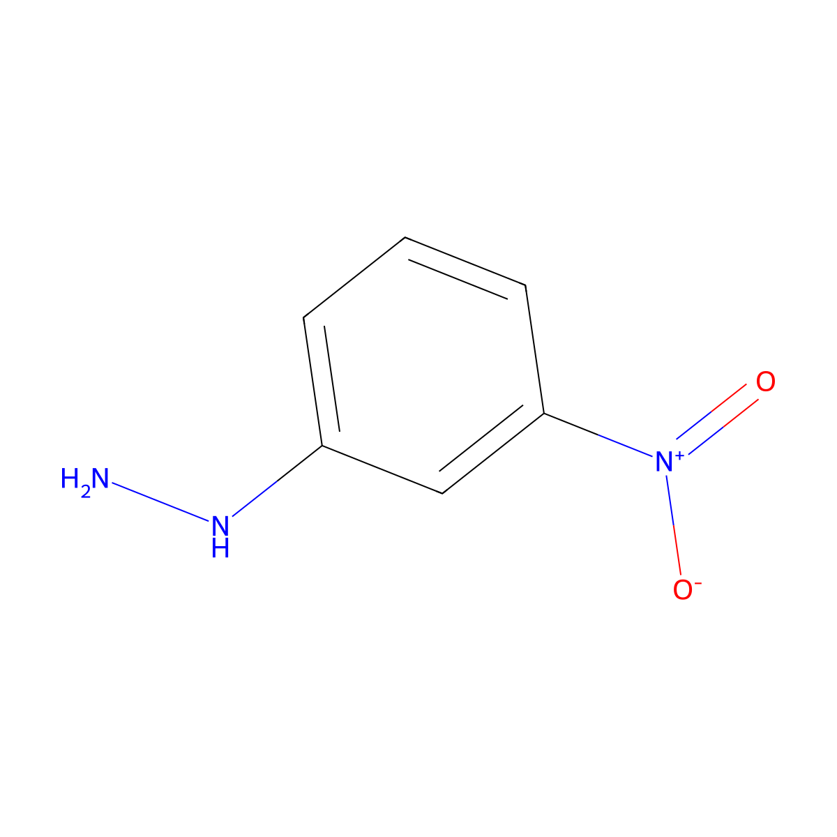 (3-Nitrophenyl)hydrazine molecular structure, CAS 619-27-2