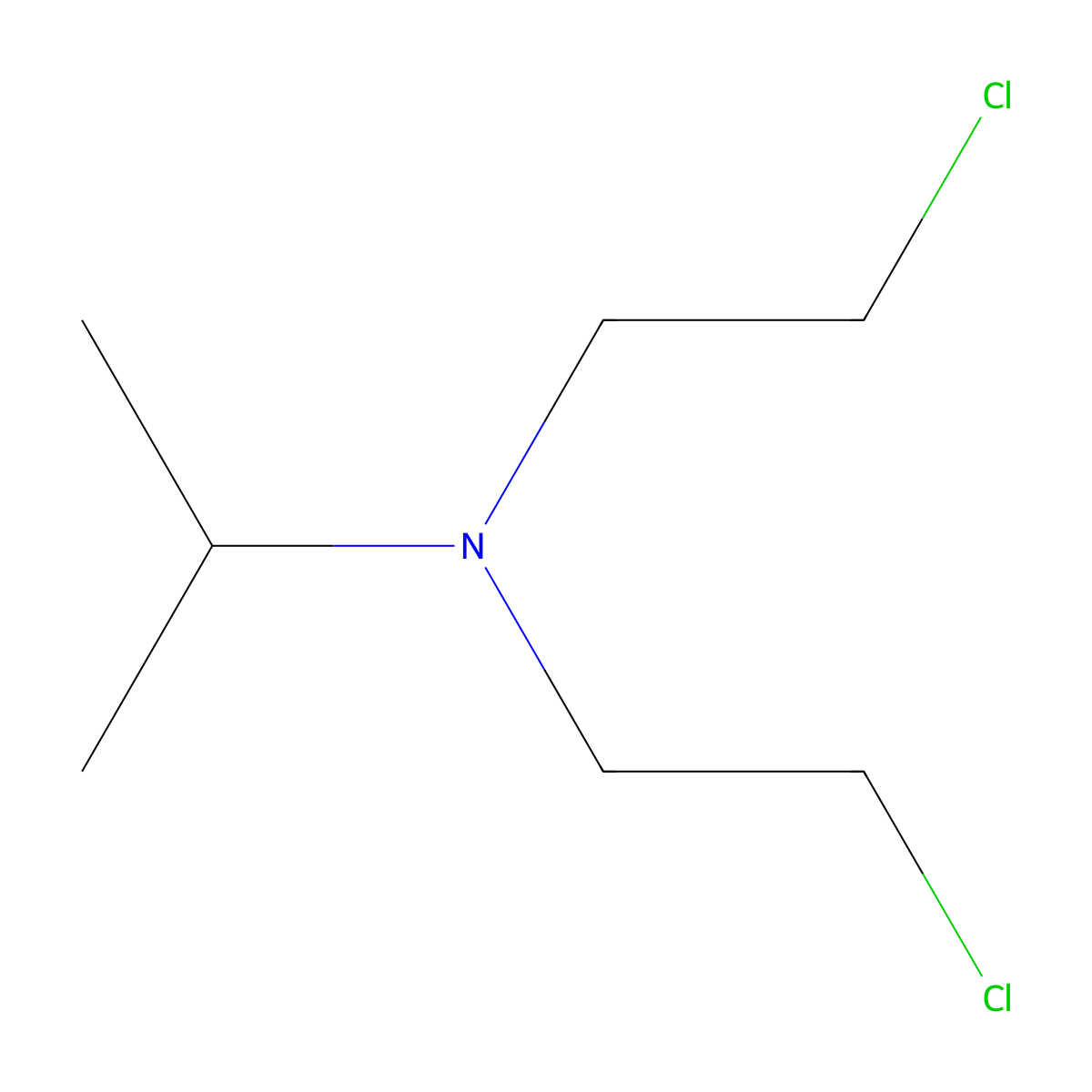 Triethylamine, 2',2''-dichloro-1-methyl- molecular structure, CAS 619-34-1