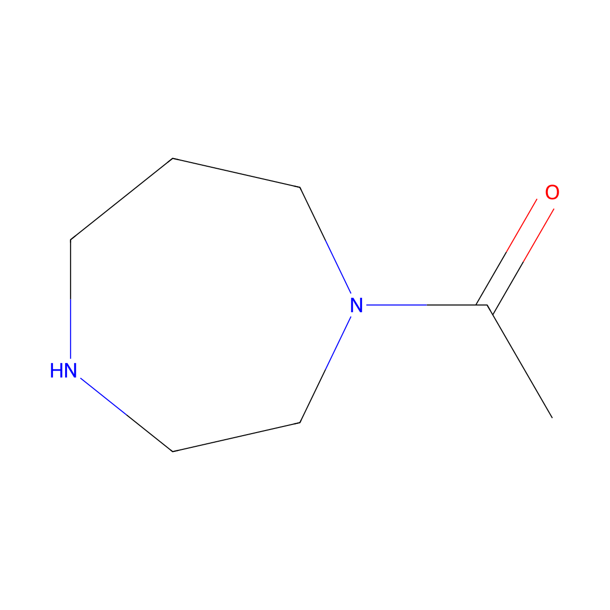 N-Acetylhomopiperazine molecular structure, CAS 61903-11-5