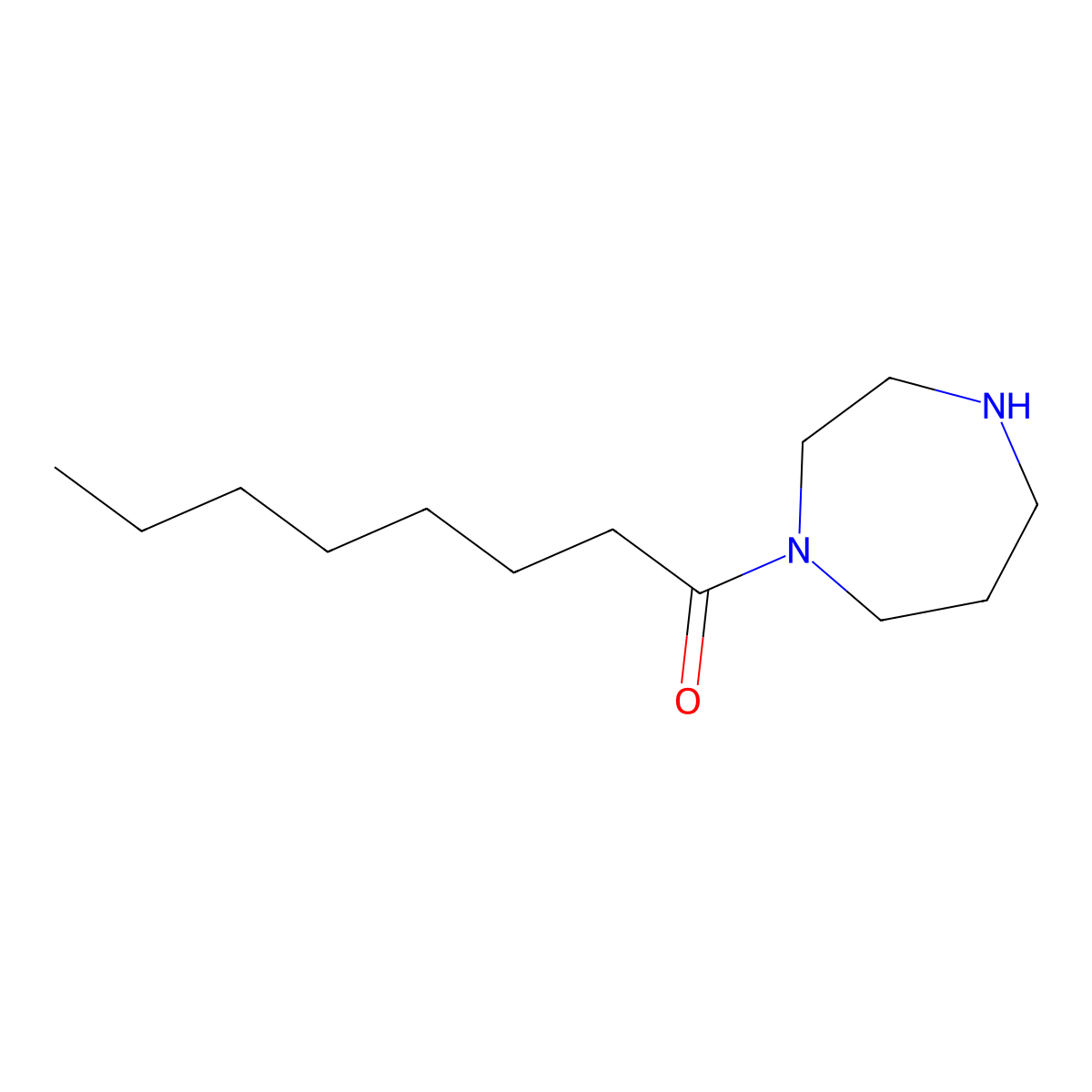 1-(1,4-Diazepan-1-YL)octan-1-one molecular structure, CAS 61903-17-1