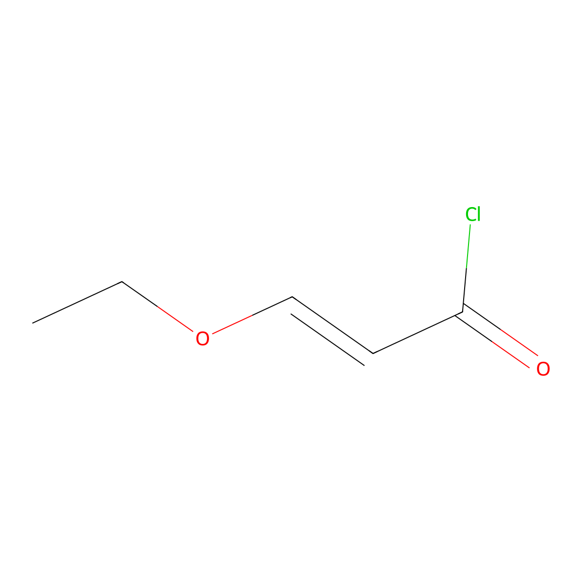 3-Ethoxyacryloyl chloride molecular structure, CAS 6191-99-7