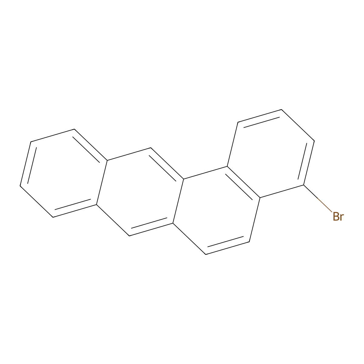Benz(a)anthracene, 4-bromo- molecular structure, CAS 61921-39-9