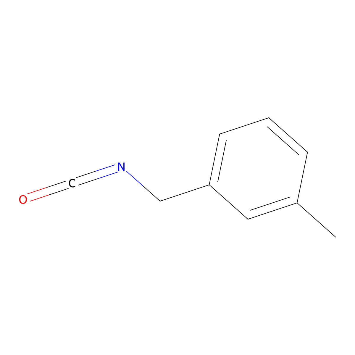 3-Methylbenzyl isocyanate molecular structure, CAS 61924-25-2