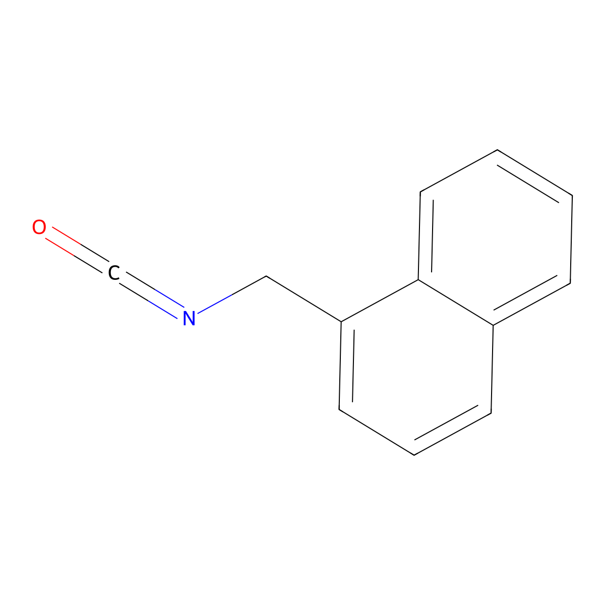 1-(Isocyanatomethyl)naphthalene molecular structure, CAS 61924-27-4