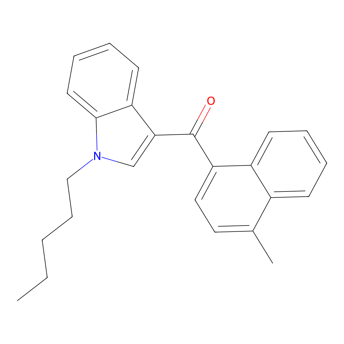 Jwh 122 molecular structure, CAS 619294-47-2