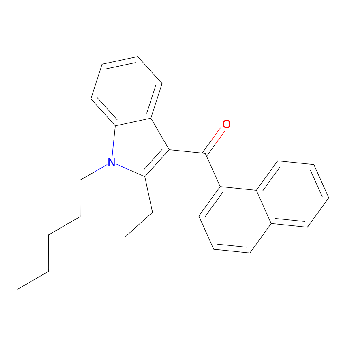 Jwh-116 molecular structure, CAS 619294-64-3