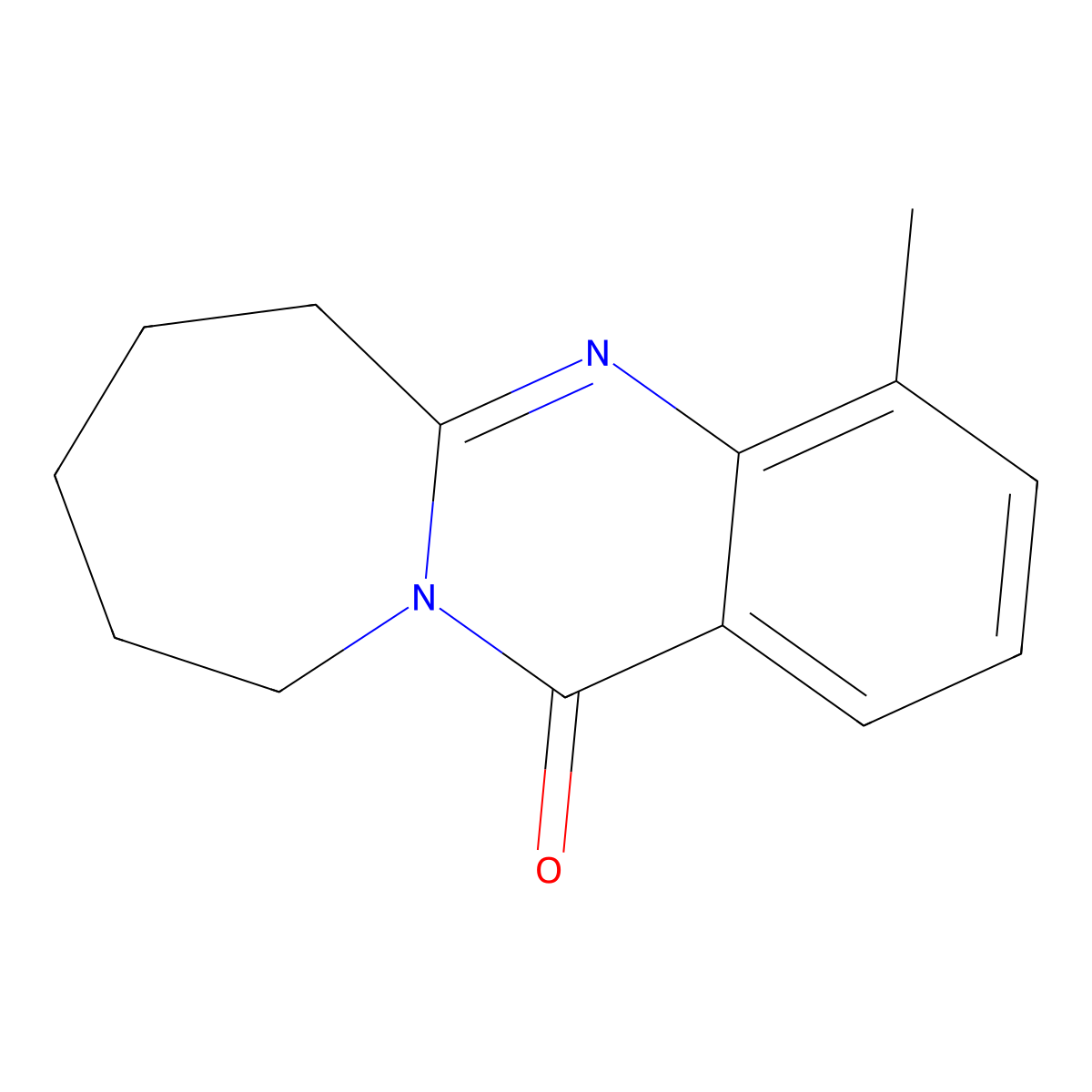 4-methyl-7,8,9,10-tetrahydroazepino[2,1-b]quinazolin-12(6H)-one molecular structure, CAS 61938-73-6