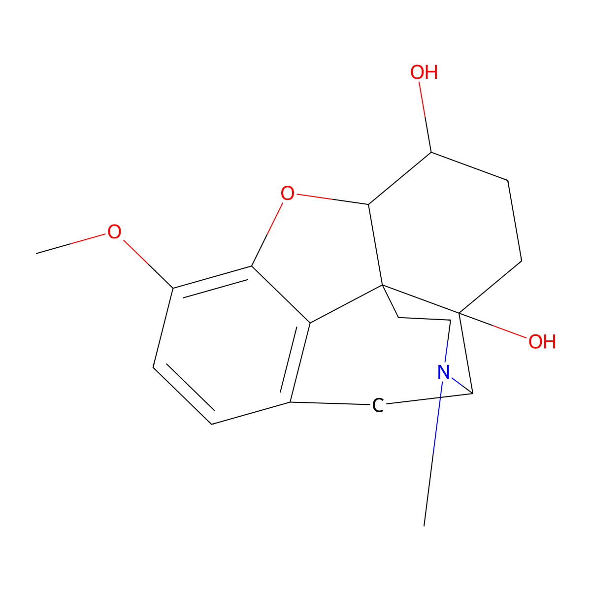 6beta-Oxycodol molecular structure, CAS 61949-73-3