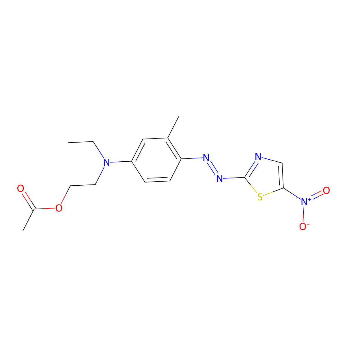 Disperse Blue 124 molecular structure, CAS 61951-51-7