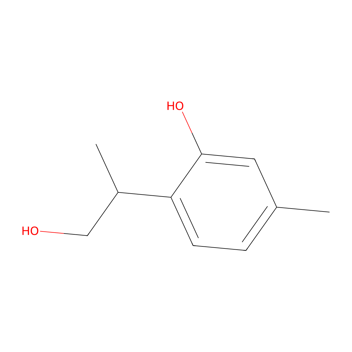 9-Hydroxythymol molecular structure, CAS 61955-76-8