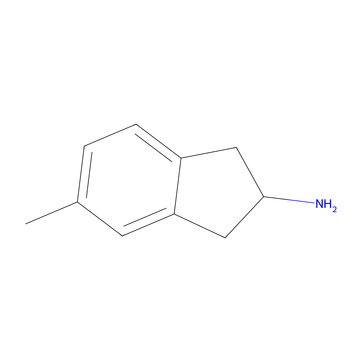 5-Methyl-2,3-dihydro-1H-inden-2-amine molecular structure, CAS 61957-22-0