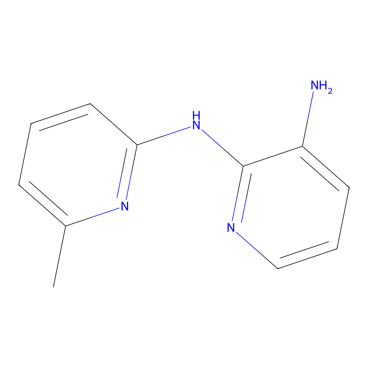 N2-(6-Methylpyridin-2-YL)pyridine-2,3-diamine molecular structure, CAS 61964-00-9