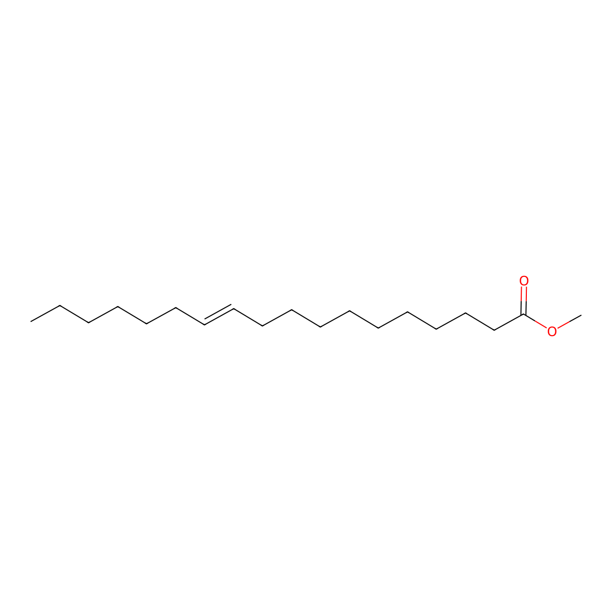 Methyl vaccenate molecular structure, CAS 6198-58-9
