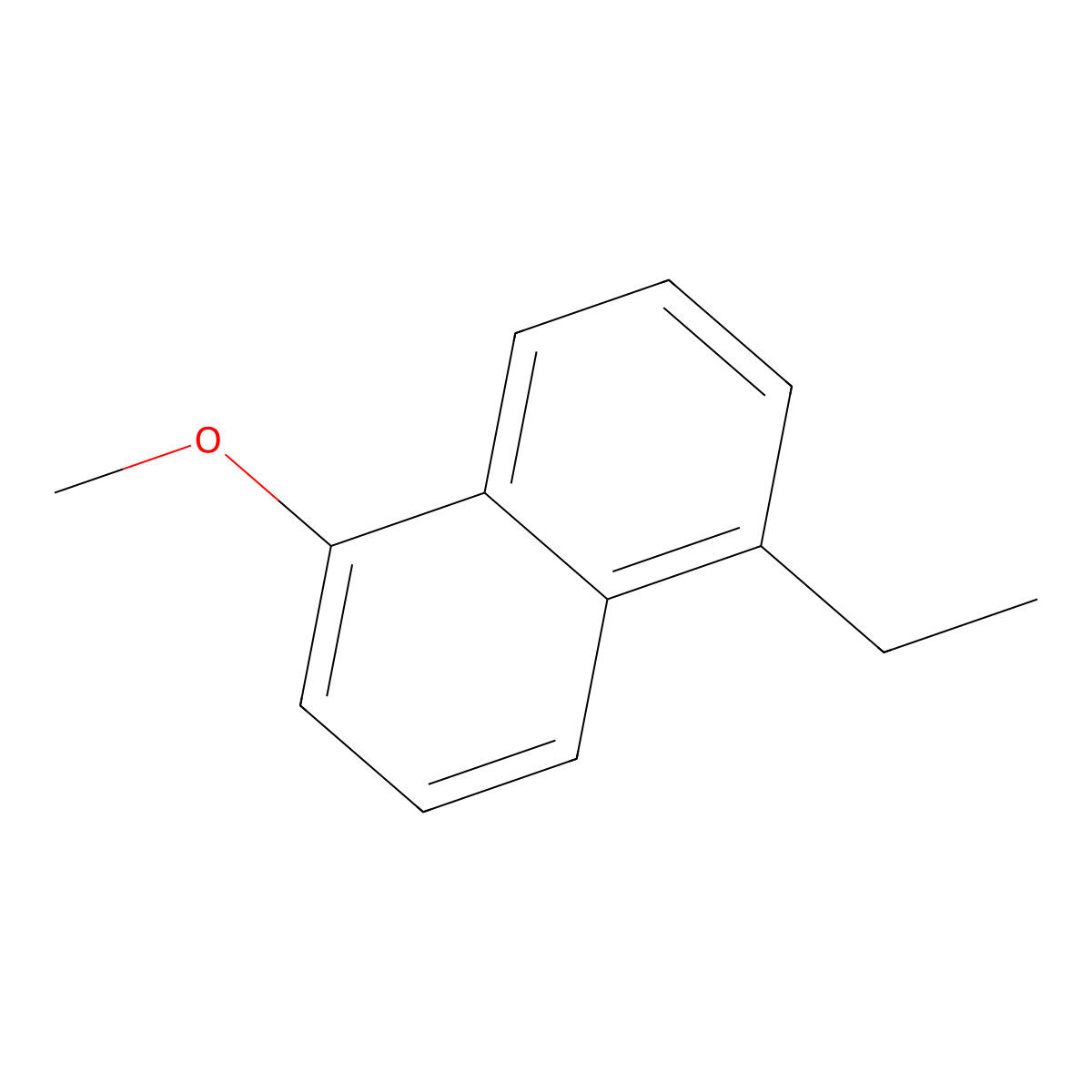 1-Ethyl-5-methoxynaphthalene molecular structure, CAS 61982-89-6