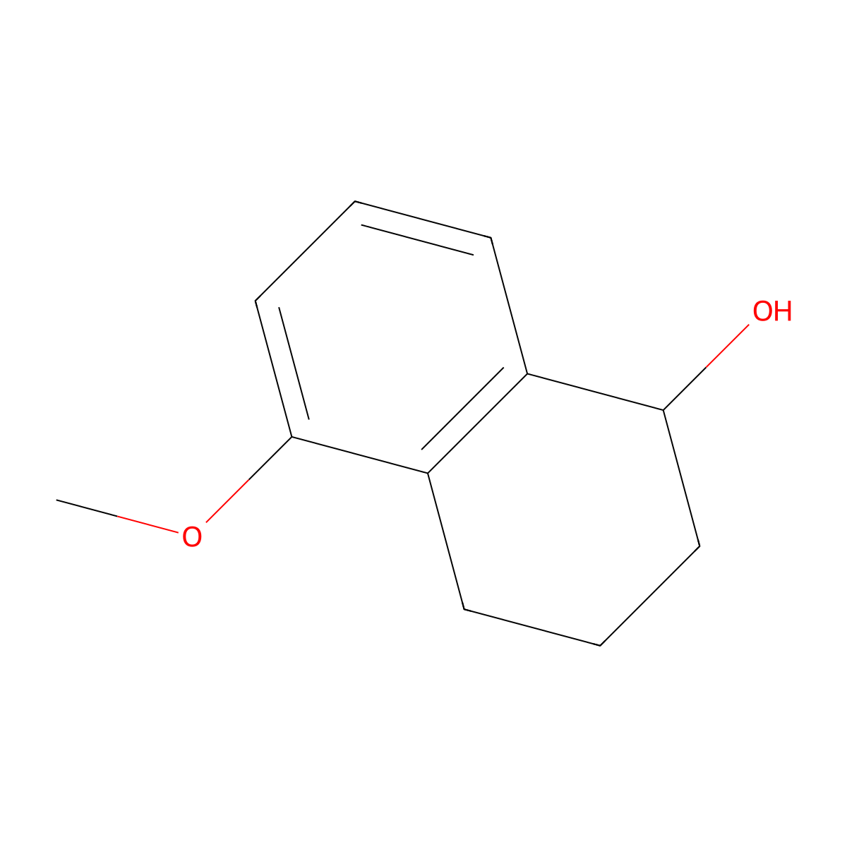 5-Methoxy-1,2,3,4-tetrahydro-1-naphthol molecular structure, CAS 61982-91-0