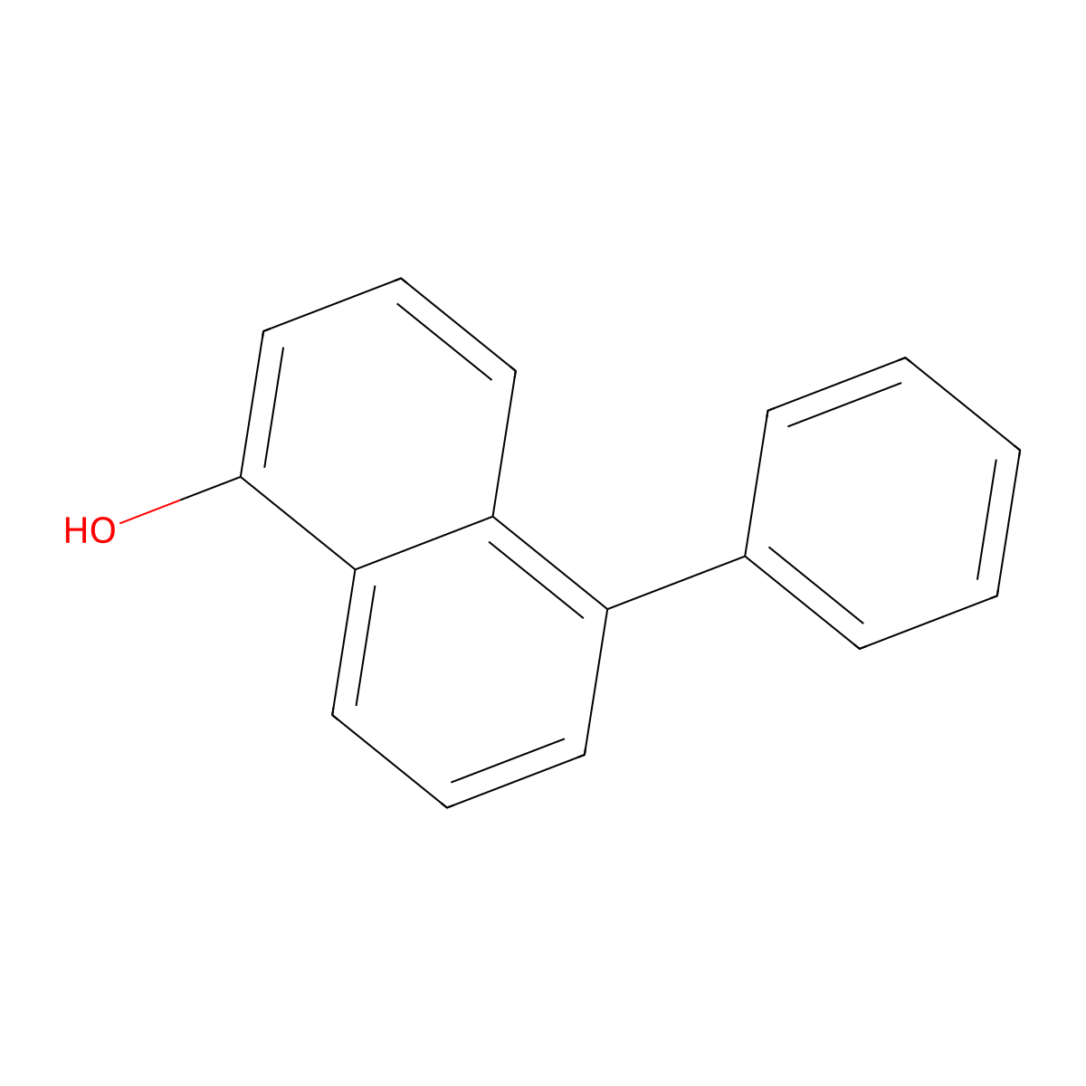5-Phenylnaphthalen-1-ol molecular structure, CAS 61982-94-3