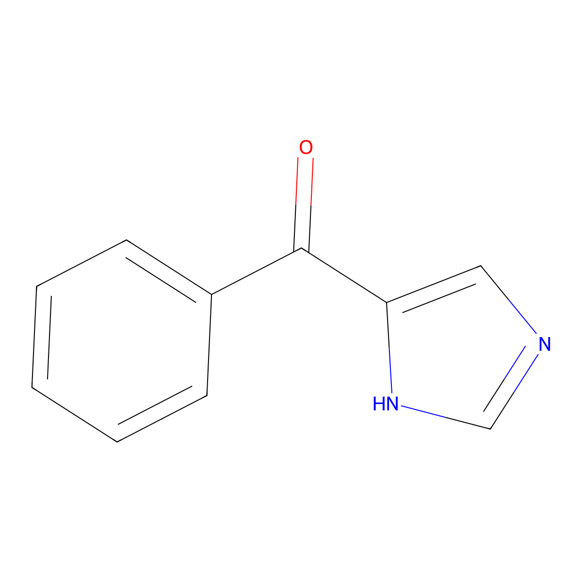 (1H-imidazol-4-yl)(phenyl)methanone molecular structure, CAS 61985-32-8