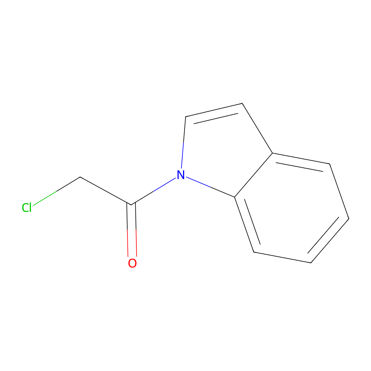1H-Indole, 1-(chloroacetyl)- molecular structure, CAS 61995-53-7