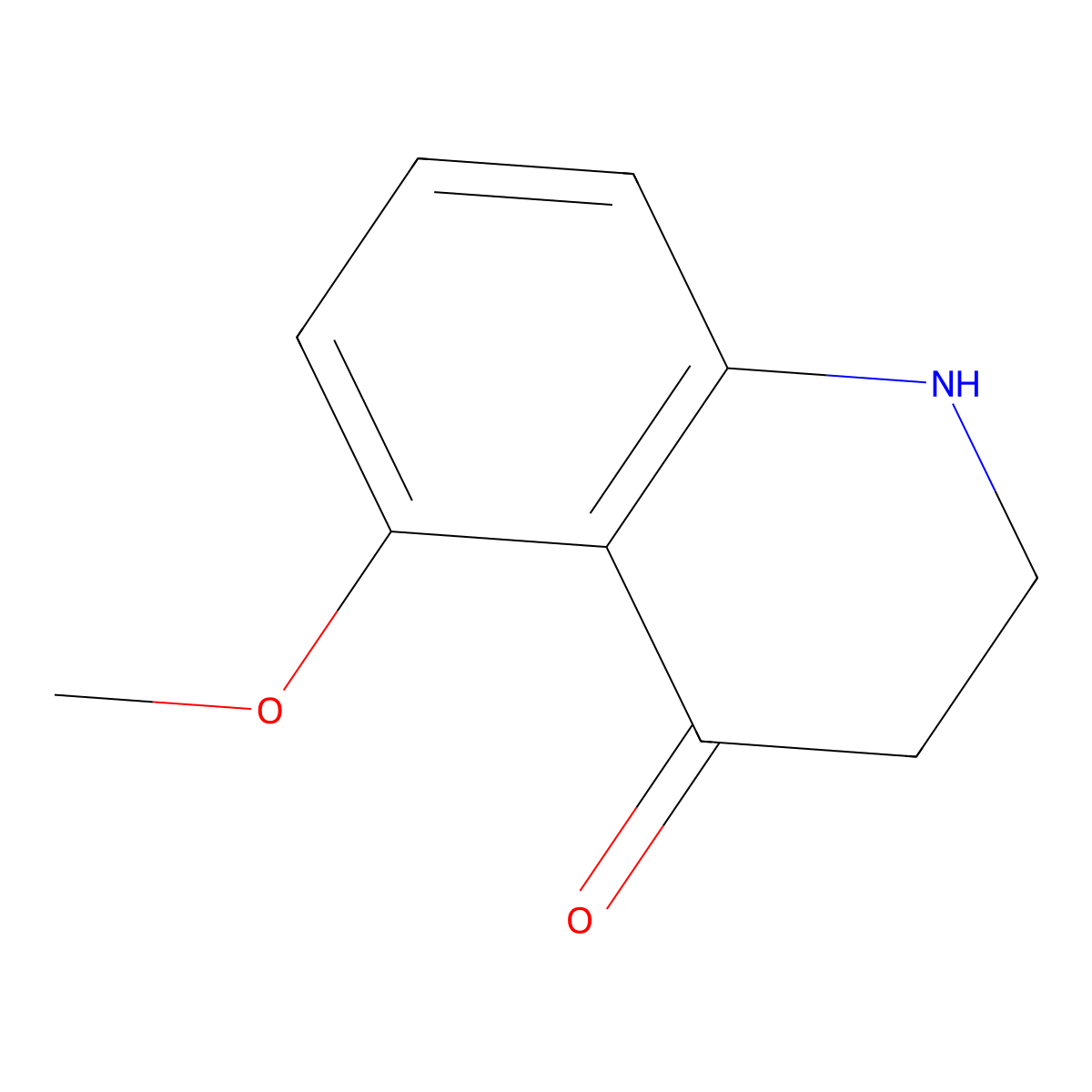 5-Methoxy-2,3-dihydroquinolin-4(1H)-one molecular structure, CAS 61999-48-2