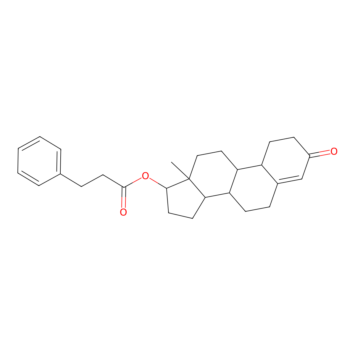 Nandrolone Phenylpropionate molecular structure, CAS 62-90-8