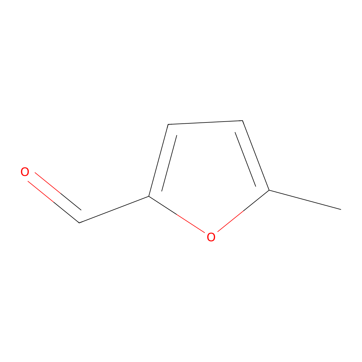 5-Methylfurfural molecular structure, CAS 620-02-0