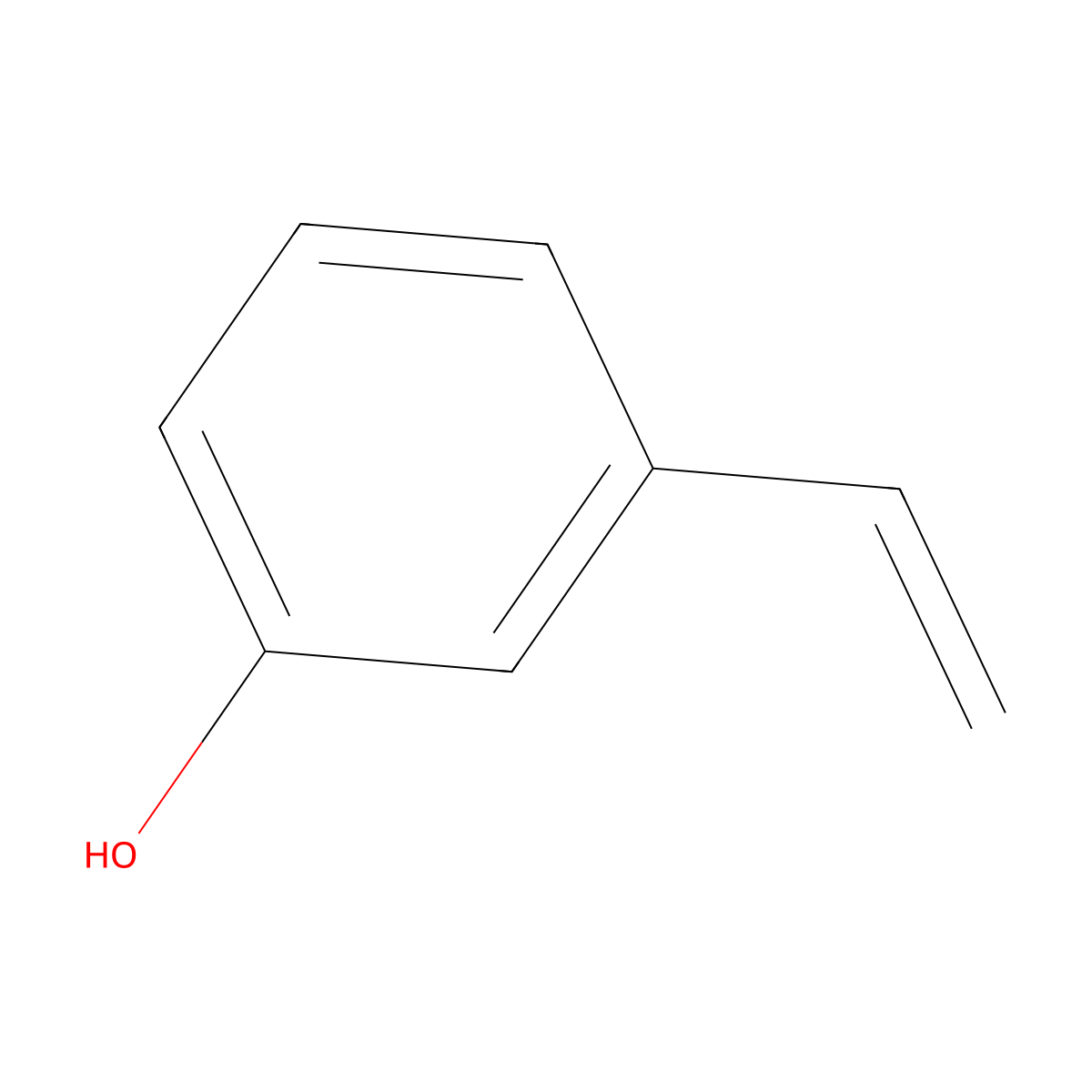 Phenol, 3-ethenyl- molecular structure, CAS 620-18-8