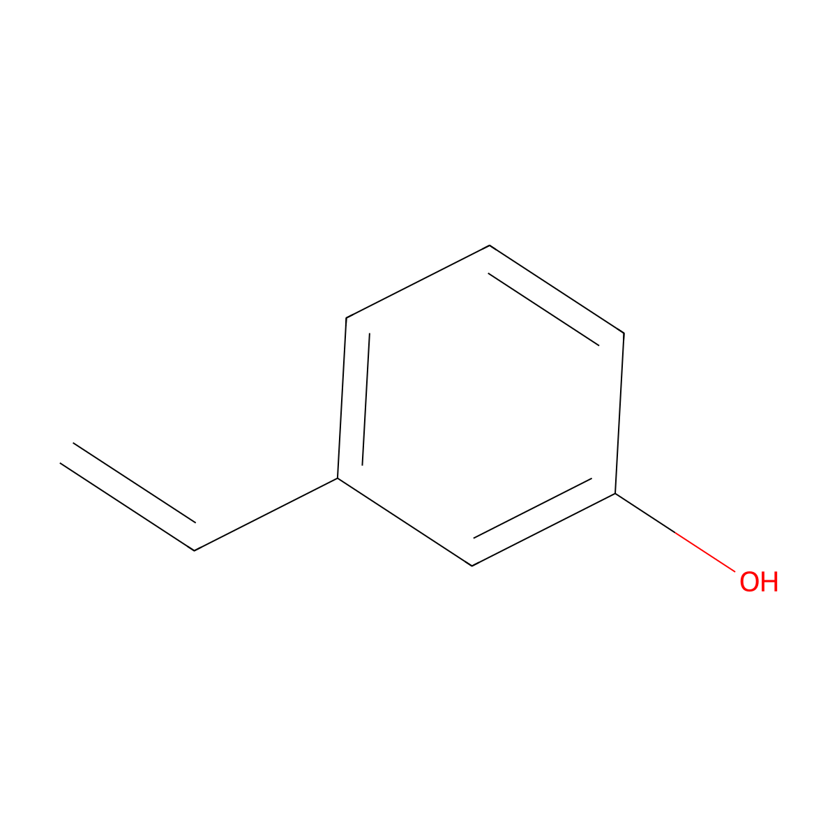 Phenol, 3-ethenyl- molecular structure, CAS 620-18-8