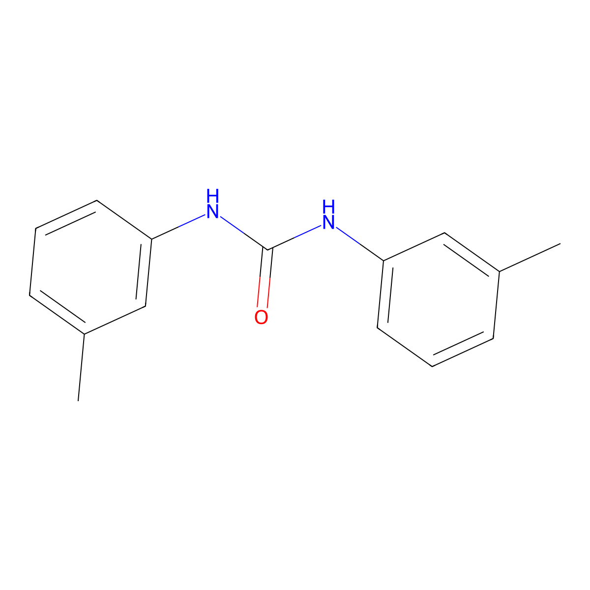 1,3-Bis(3-methylphenyl)urea molecular structure, CAS 620-50-8