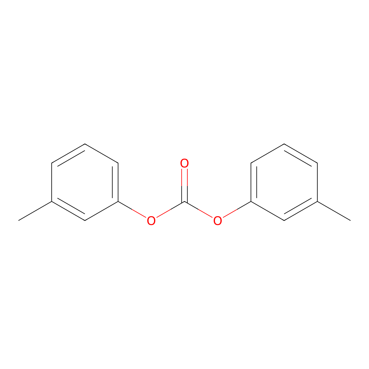 Di(m-cresyl) carbonate molecular structure, CAS 620-52-0
