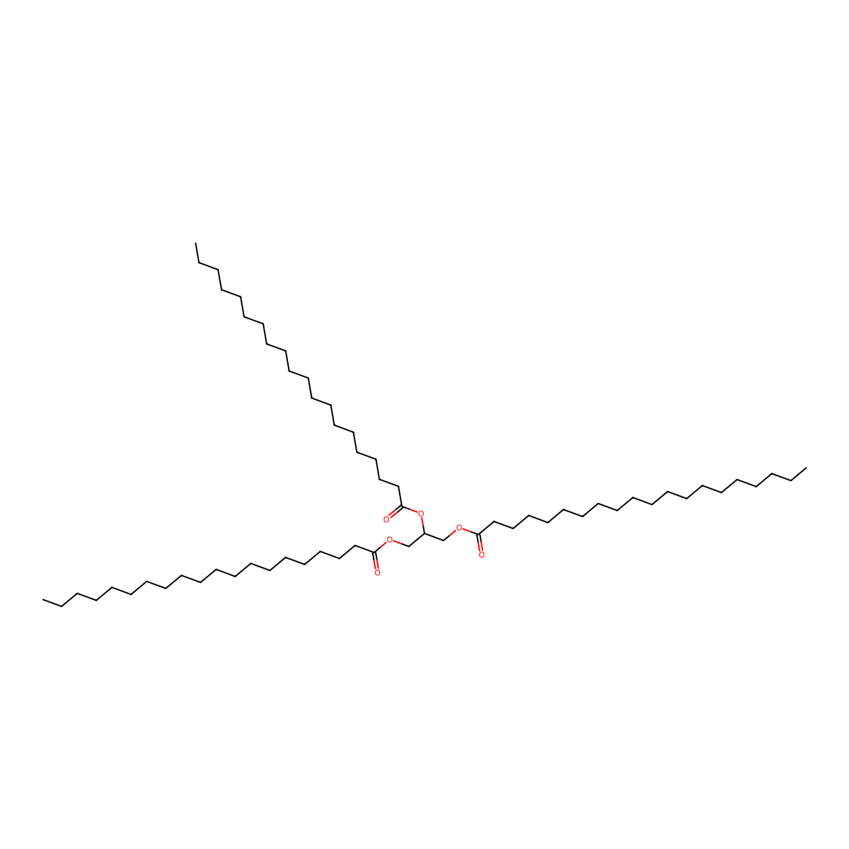 Triarachidin molecular structure, CAS 620-64-4