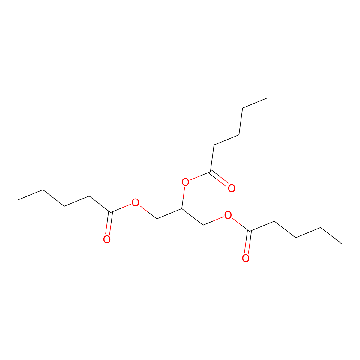 Trivalerin molecular structure, CAS 620-68-8